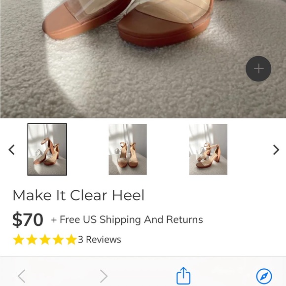 BRAND NEW WITH BOX Lane 201 nude heels - Picture 2 of 5